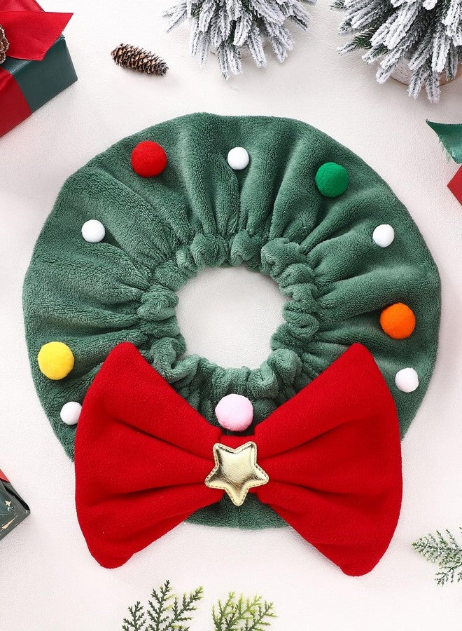 طوق إكليل عيد الميلاد للكلاب من SilTriangle، منديل عيد الميلاد للكلاب من فصيلة البلدغ الفرنسي واللابرادور، أزياء تنكرية للحيوانات الأليفة، إكسسوارات ملابس عيد الميلاد مرنة للحيوانات الأليفة، مناسبة للكلاب والقطط متوسطة وكبيرة الحجم، طوق مزين بفيونكة حمراء - Image 5